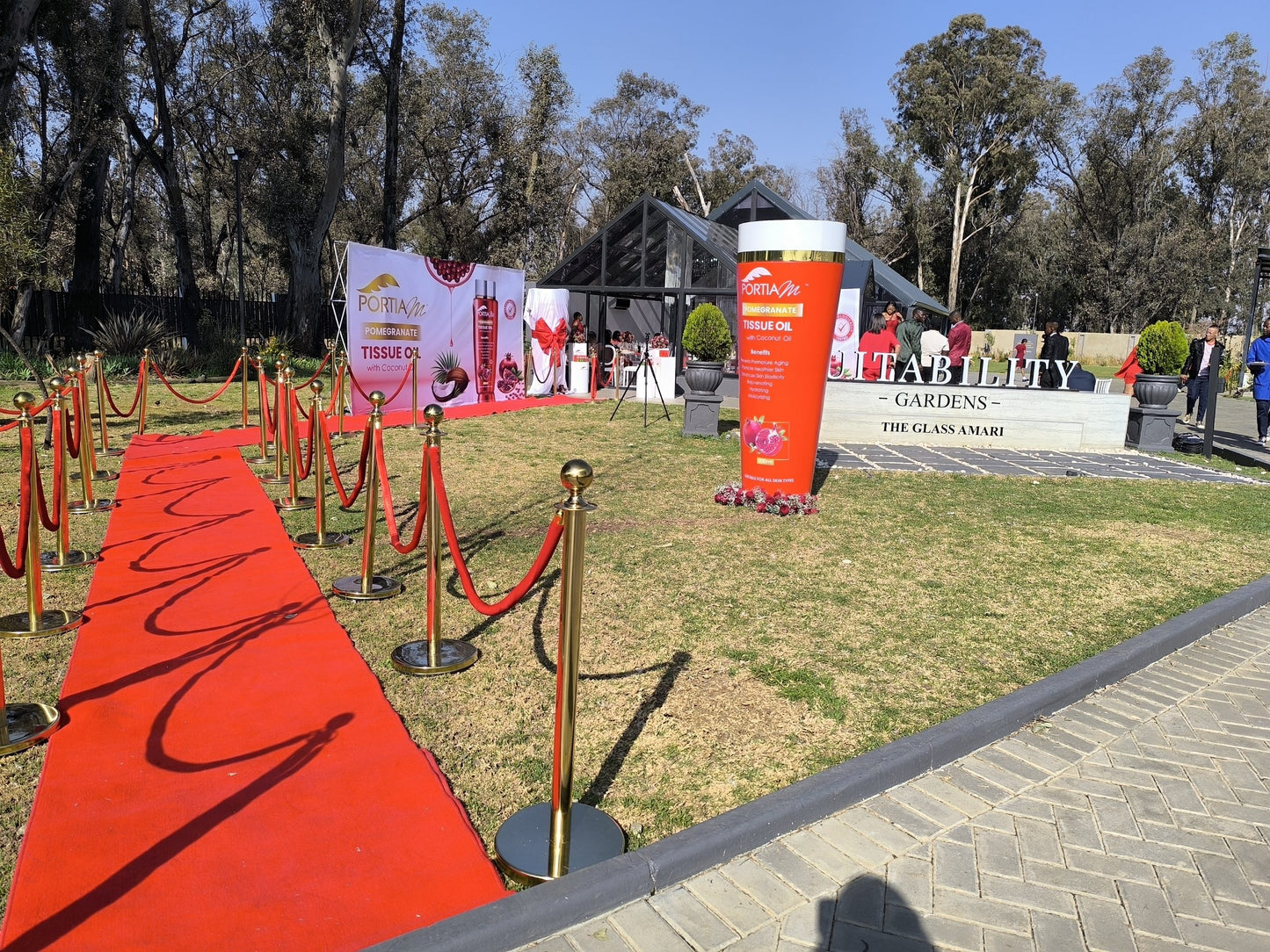 MFURN Event Barriers Stanchion Rope Set - Gold