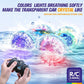 Amphibious Remote Control Car, RC Car with Lights 2.4GHz Waterproof RC Stunt Car 360° Flips Rotation, All Terrain Water Beach Pool Toys for Kids, Gifts for Boys Girls