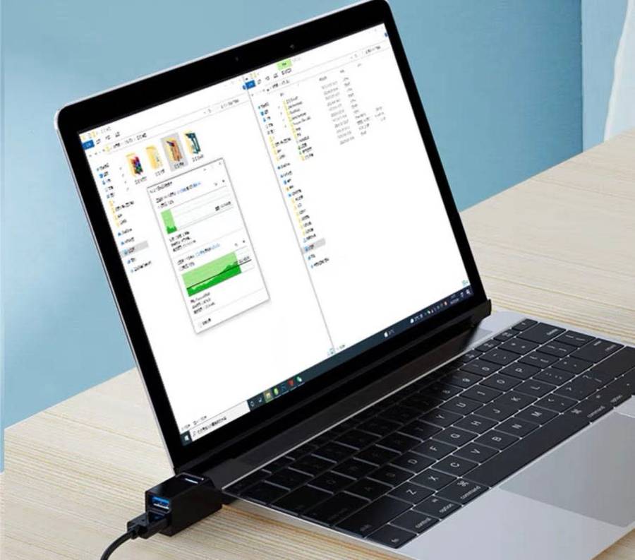 MTech 
2-Port Mini USB 3.0 Hub Adapter, High-Speed Expansion for Laptop, Flash Drives, HDD