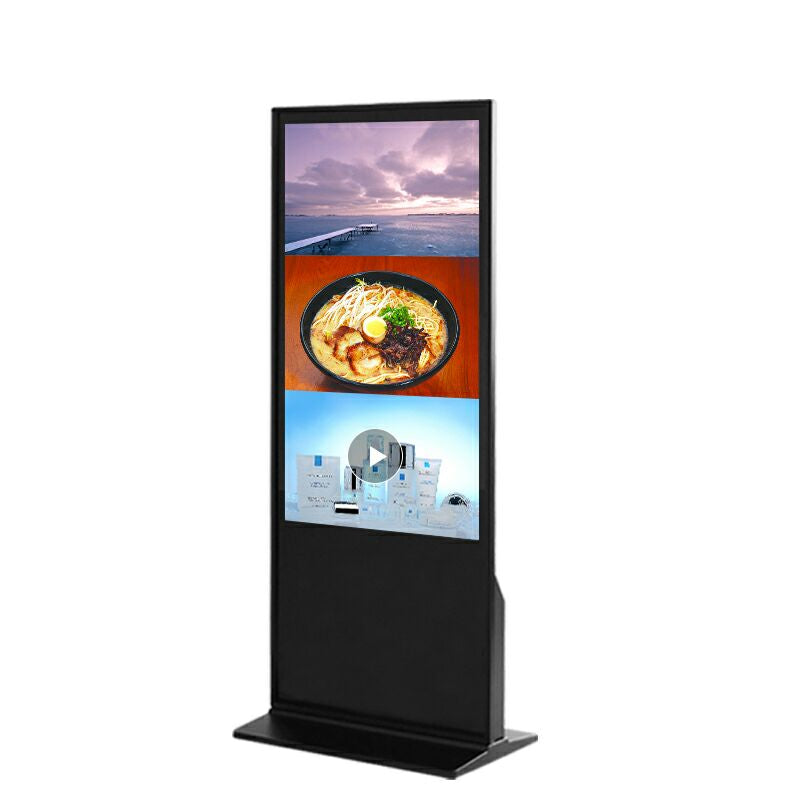 55 Inch LCD Digital Signage Media Player Indoor Floor Standing Display