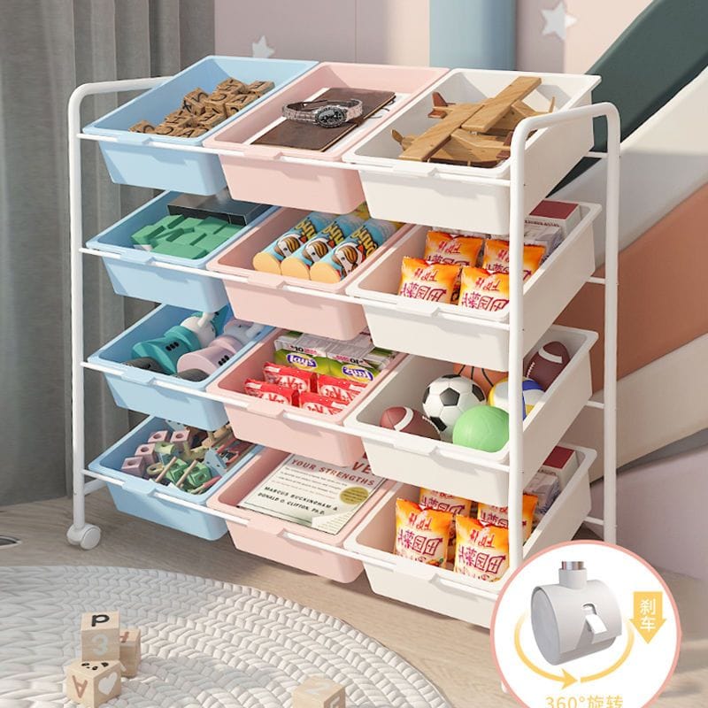 Neat Toy Box Suitable For Home Storage, Cloth Or Toy Detachable Container Storage Box Toy Organiser - 12 Drawer