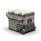 Dual zoom portable car refrigerator freezer 45L
