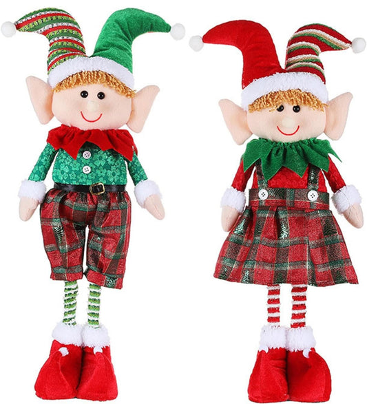 Christmas Elf Dolls Holiday Centerpiece Holiday Ornaments Mini Toy Elf