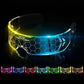 Glow in the Dark - Futuristic LED Wrap-Around Glasses - Electro Glow
