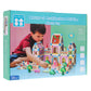 Kids DIY Children's Multi-functional Building Blocks Interactive Educational Wooden Doll House 268pc