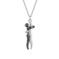 INFINITY Hug  Pendant Necklace Sterling Silver For Lovers