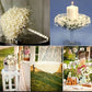 Garland Beads Artificial Chain Flowers Pearls Wedding Party Decor - Various Colours