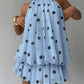 Ladies Summer Halter Neck Polka Backless Mini Dress-Various Colours