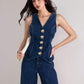Ladies Denim Vintage Vest-Various Colours