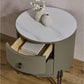 MFurn Modern 2-Drawer Nightstand, Storage Bedside Table for Bedroom, Living Room-Various Colours