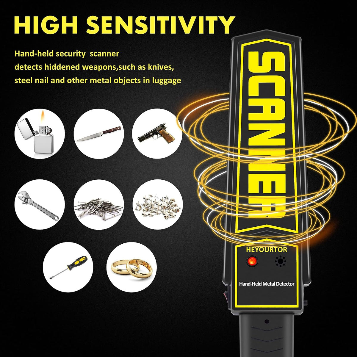 Handheld Security Metal Detector