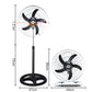 RAF 3:1 Electric Standing Fan