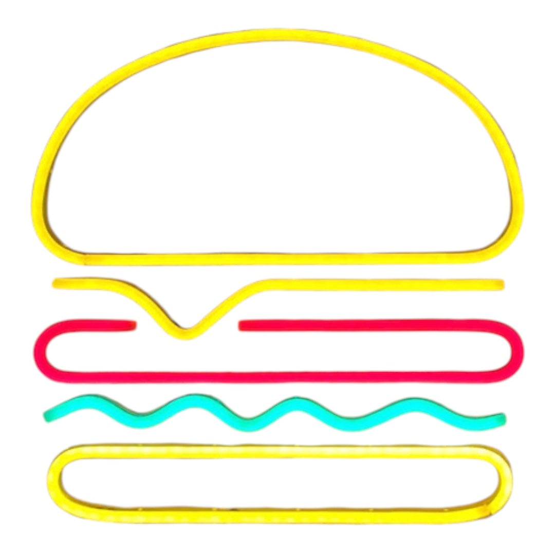 Hamburger LED Neon Sign