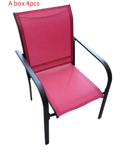MFURN Stackable Sling Patio Dining Chair