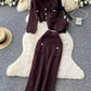 Ladies Trendy Winter Suits 3pc-Various Colours