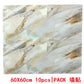Waterproof Self-Adhesive WallPaper For Bedroom Bathroom Kitchen Walls - Various Designs / Colours Available - 10pc