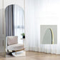 Arch Aluminum Alloy Full Length Mirror Full View In Gold or Black