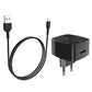 HOCO C70A EU QC3.0 Charger Power Adapter With Micro USB Cable