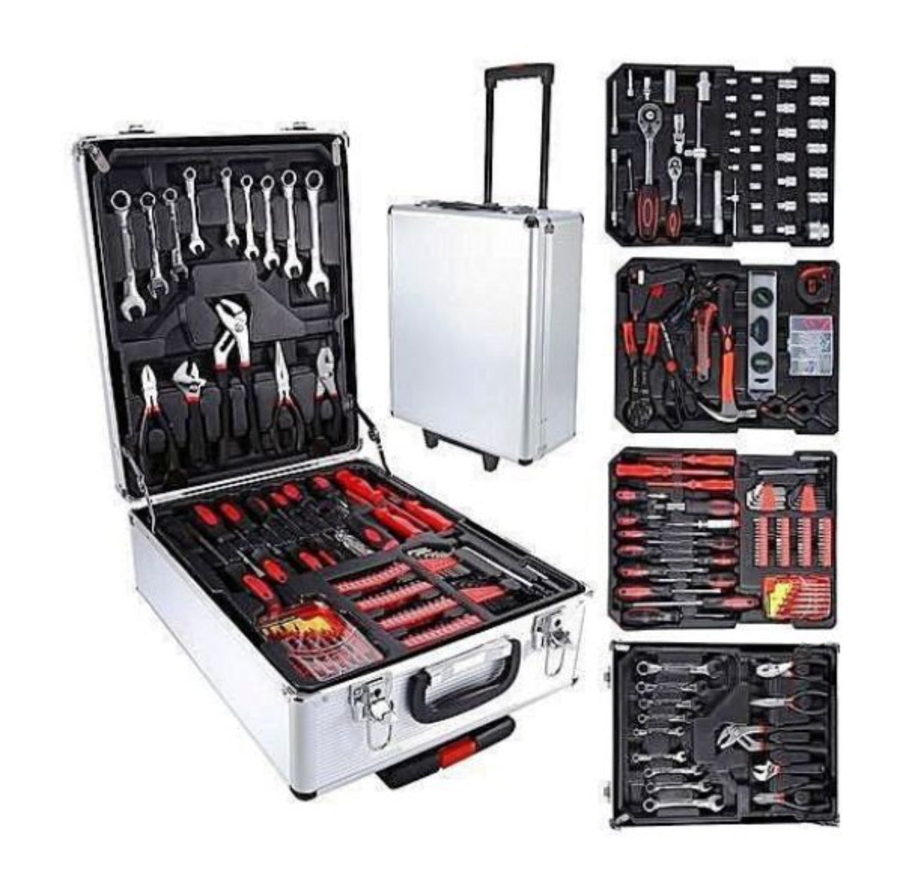 Toolkit Complete with Roller Carry Care - 187pc