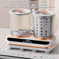 MTech Portable Washing Machine, Dual Tub Underwear Washer with Built in Drainage Pipe and Spin Dry for Travel Home Use