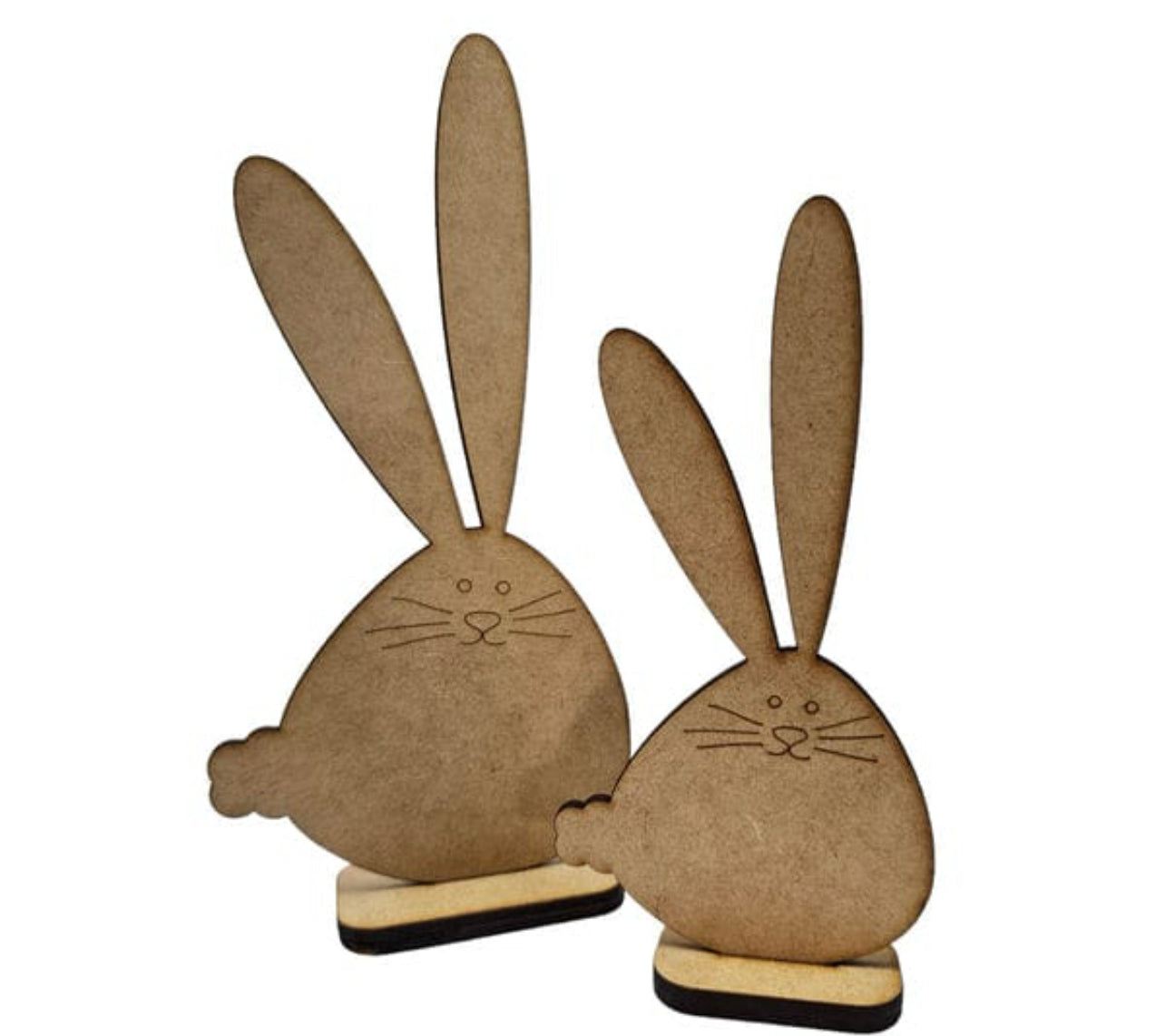 Charming Easter Bunny Pair Decorations (Set of 2)