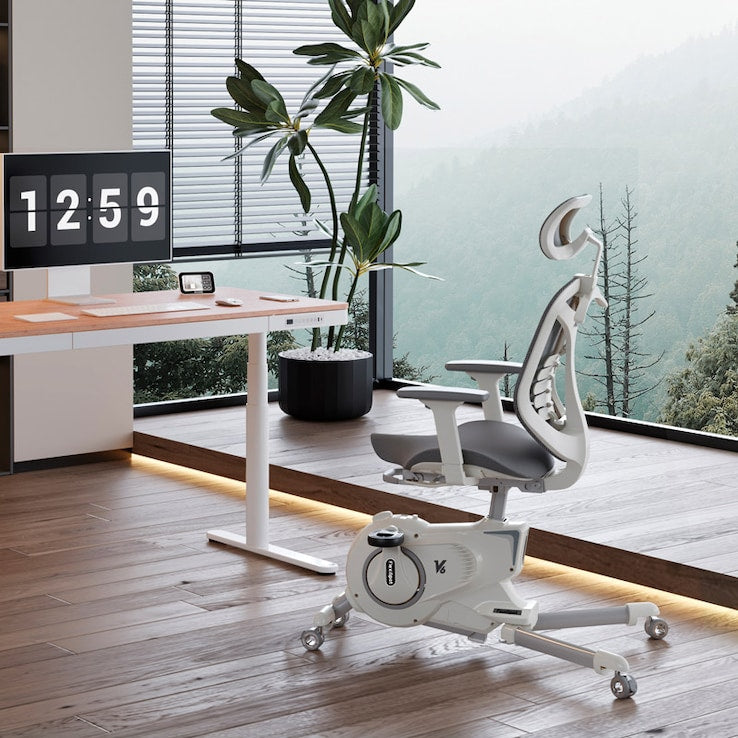 V6 ErgoBike Office Fitness Chair | Built-In Exercise Bike for Office and Home