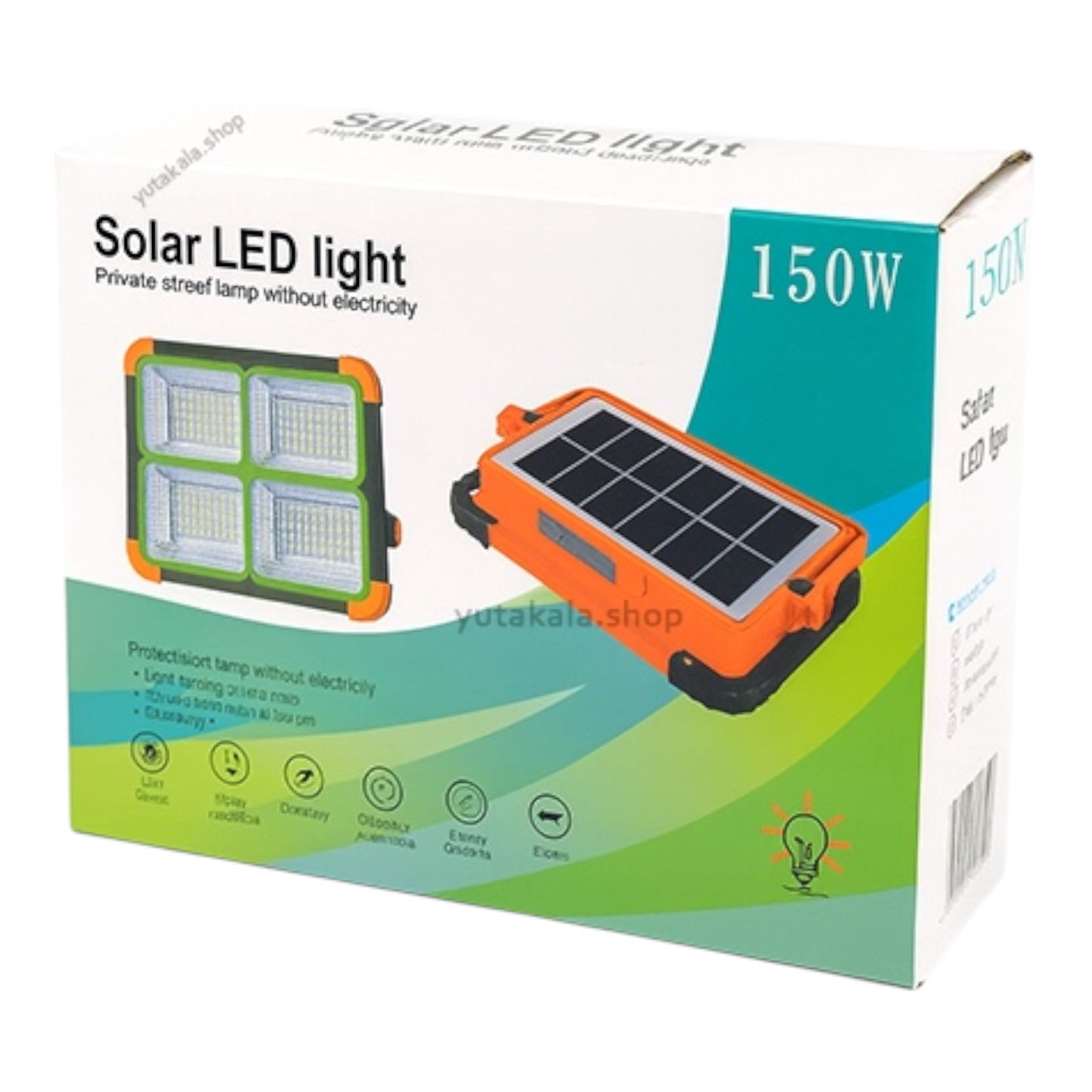 MTech LED Solar Floodlight 150w