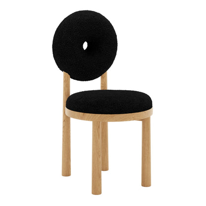MFURN Donut Back Modern Dining Chair Available In Black or White Colour Options