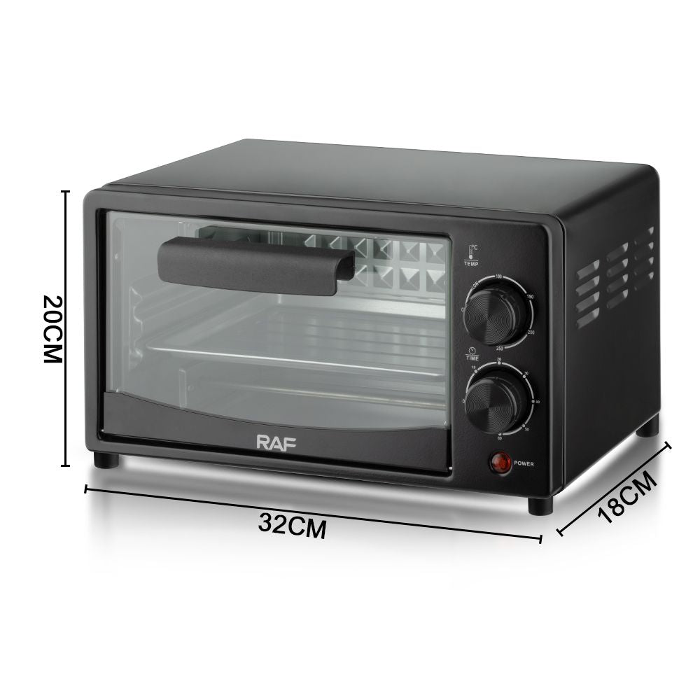 RAF R.5305B 12L Electric Countertop Oven with Timer & Temperature Control 800W