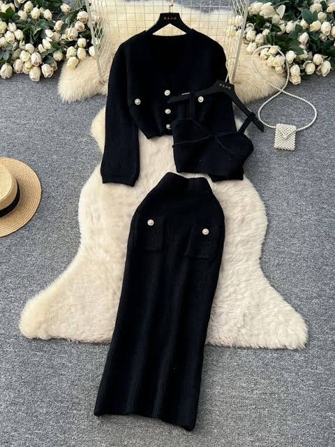 Ladies Trendy Winter Suits 3pc-Various Colours
