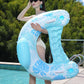 Inflatable Pool Float with Canopy with Cup Holder Compact Lounger for Lake Summer Beach-Various Options