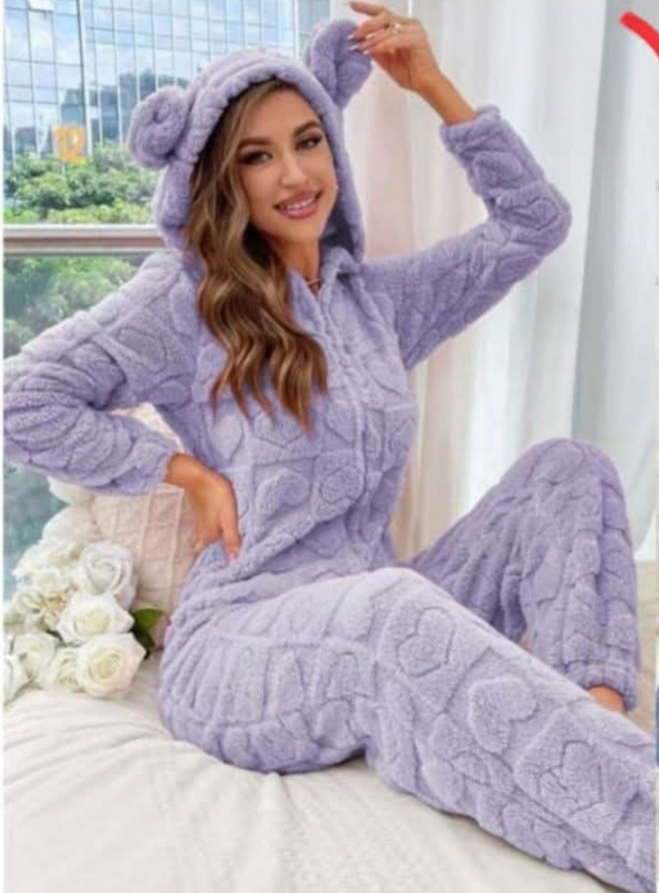 Women’s Plush Onesie Pyjamas -Various Colours
