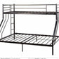 MHome Steel Double Bunk Bed – Single Top & Double Bottom | Space-Saving Modern Design