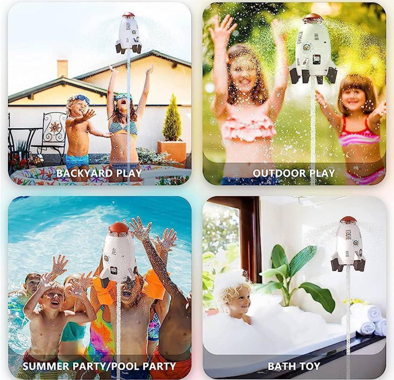 Sky Jet Rocket Sprinkler To Cool Off The Summer Heat!