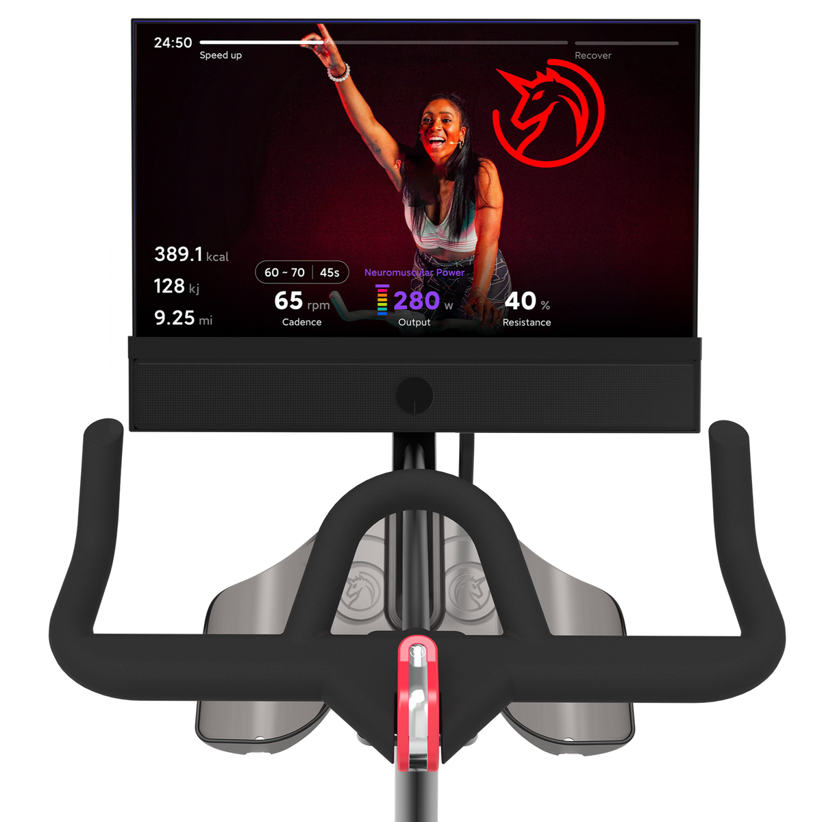 V1-Plus Smart Spinning Bike with 21.5” HD Screen
