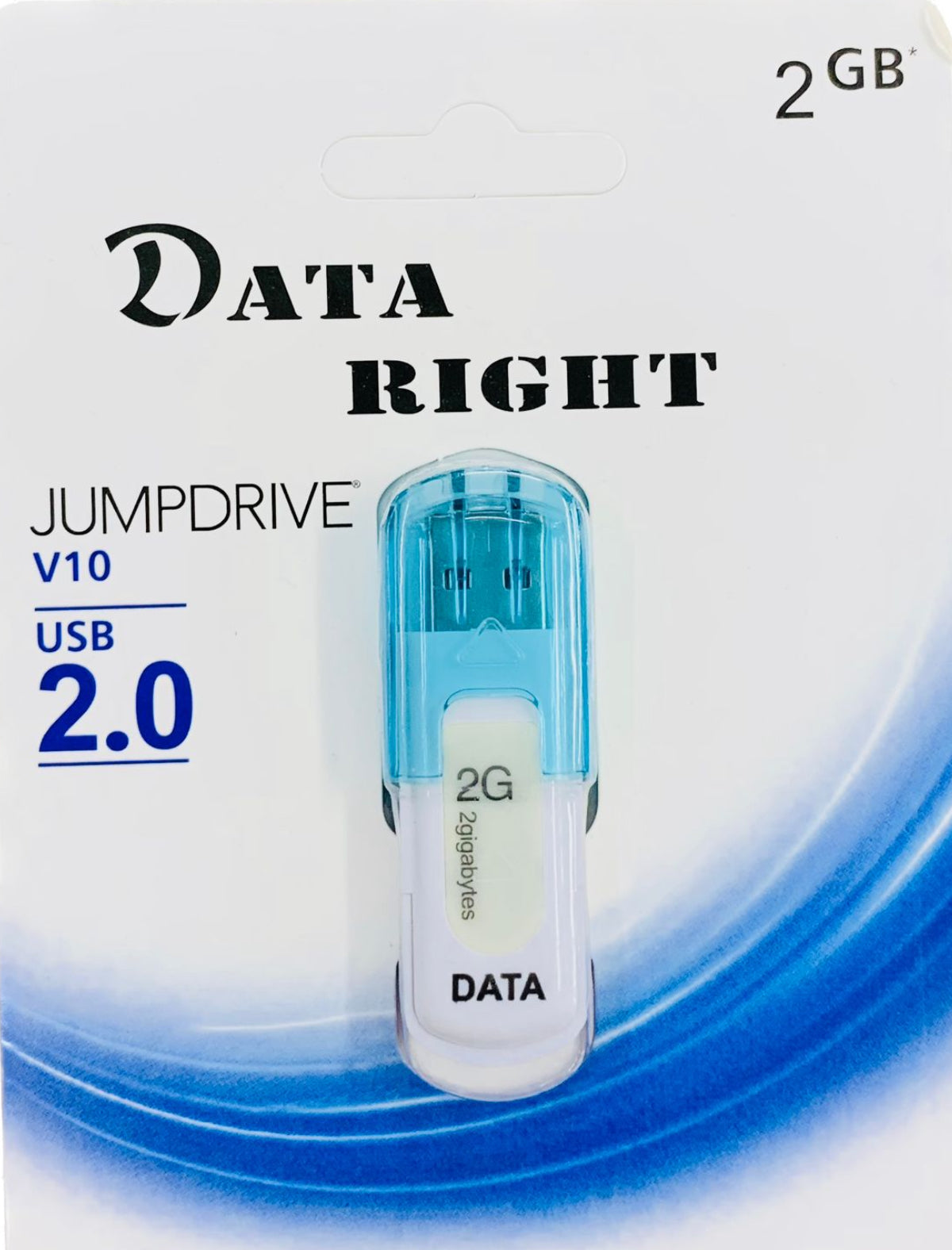 DATA USB Flash Drive - White 4GB & 2GB