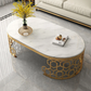 MFURN Elegant Marble Top Coffee Table