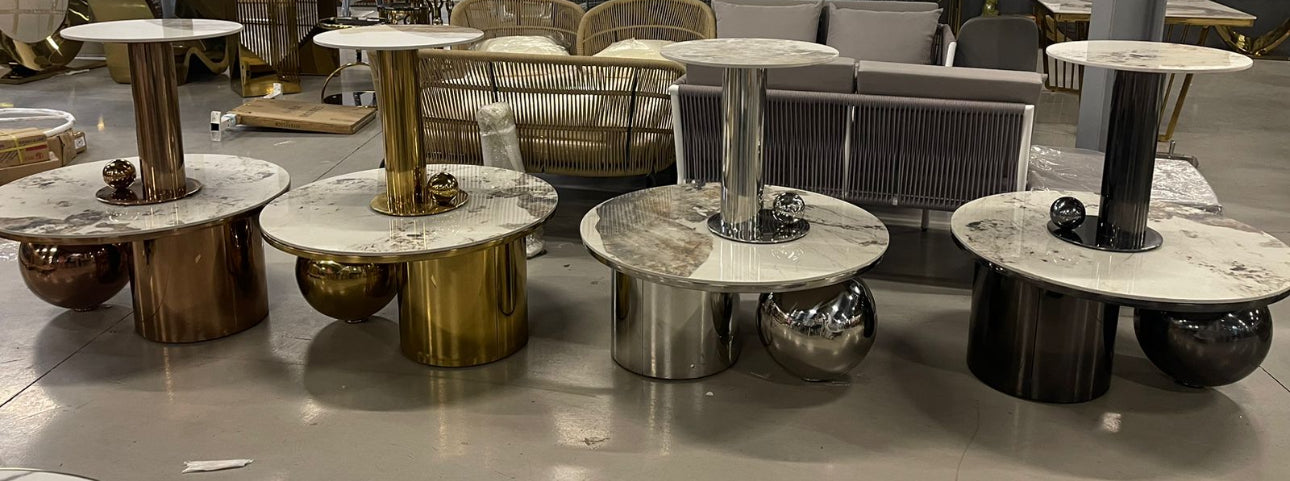 Nordic Style Coffee Table 2Pc Set -Various Options Available