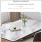 MFurn Trendy Marble Sintered Top Dining Table & Chair 5pc Set