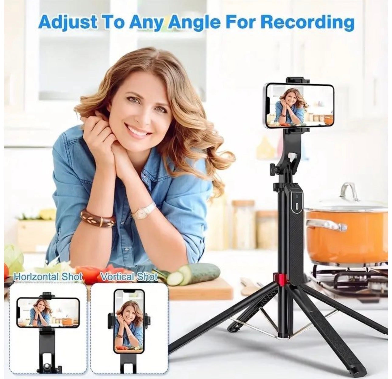 Mtech Zety Long Selfie Stick Bluetooth