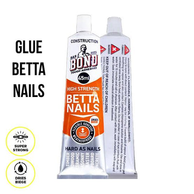 SAS Bond Liquid High Strength Betta Nails Construction Adhesive 45ml-2pc pack