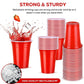 Reusable Plastic Party Cups Various Colours x 50pc