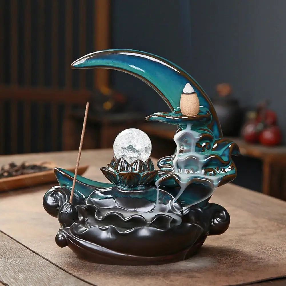 Waterfall Incense Burner Aromatherapy Ornament