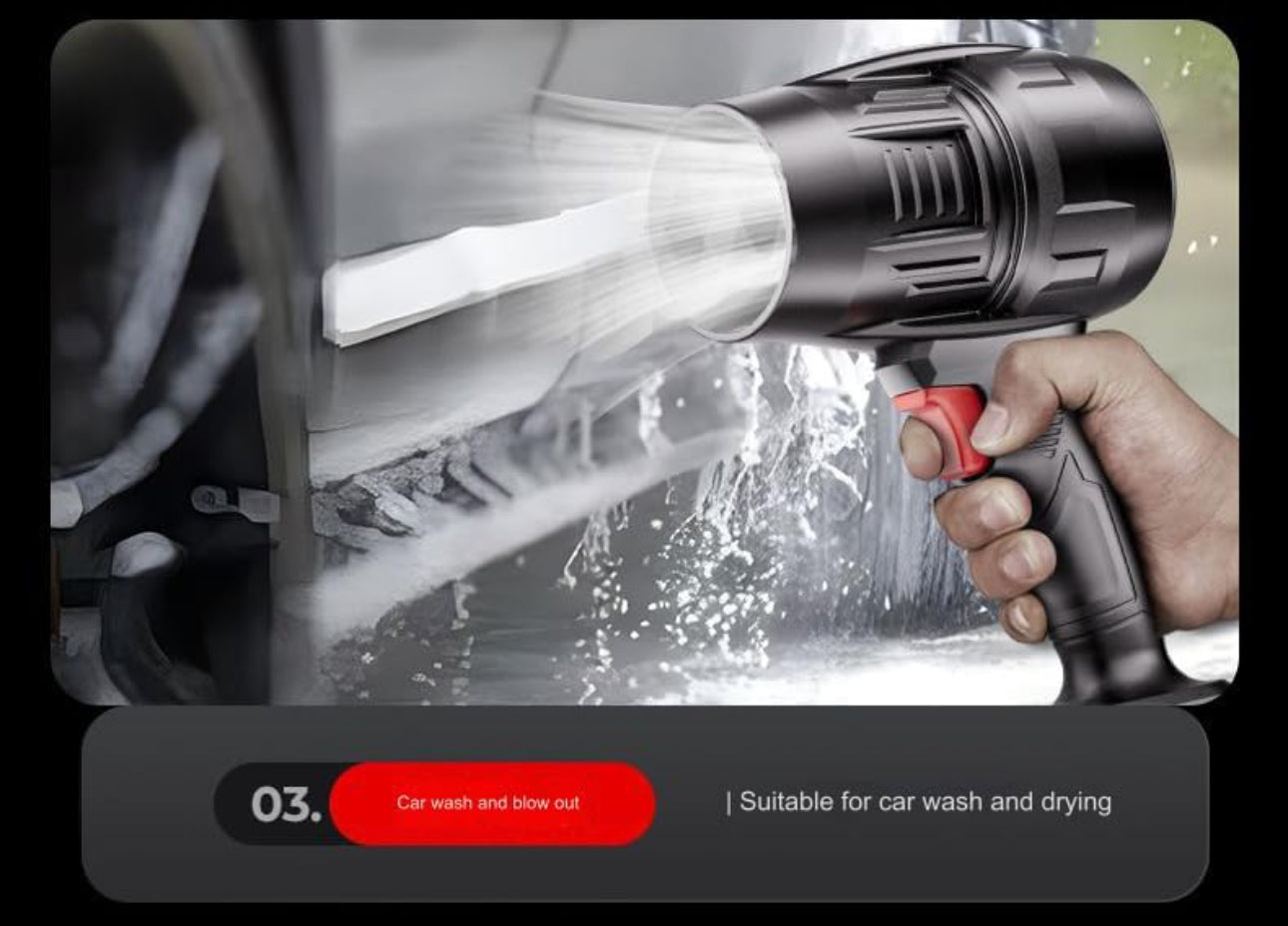MTech Cordless Electric Air Duster- Blower
