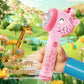 New Cartoon Giraffe Bubble Machine Children Fully Automatic Bubble Gun Bubble Out Of Multi-Colored Bubble Toys With Lights