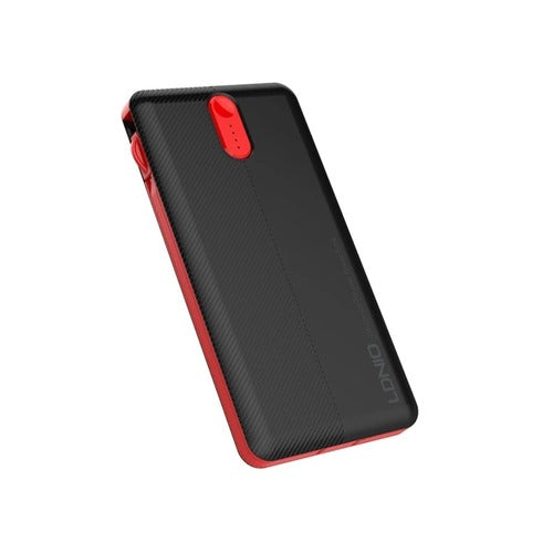 LDNIO PQ13 - 10000mAh Power Bank with Built-in Cables - 22.5W MAX - BLACK