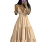 Ladies Summer Sleeveless V-Neck Dress-Various Colours