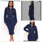 Ladies Vintage Blue Denim Dress Long Sleeved