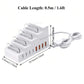 Mtech Fast Charging Station 8-1 66watt 4USB-A + 4 USB-C Ports