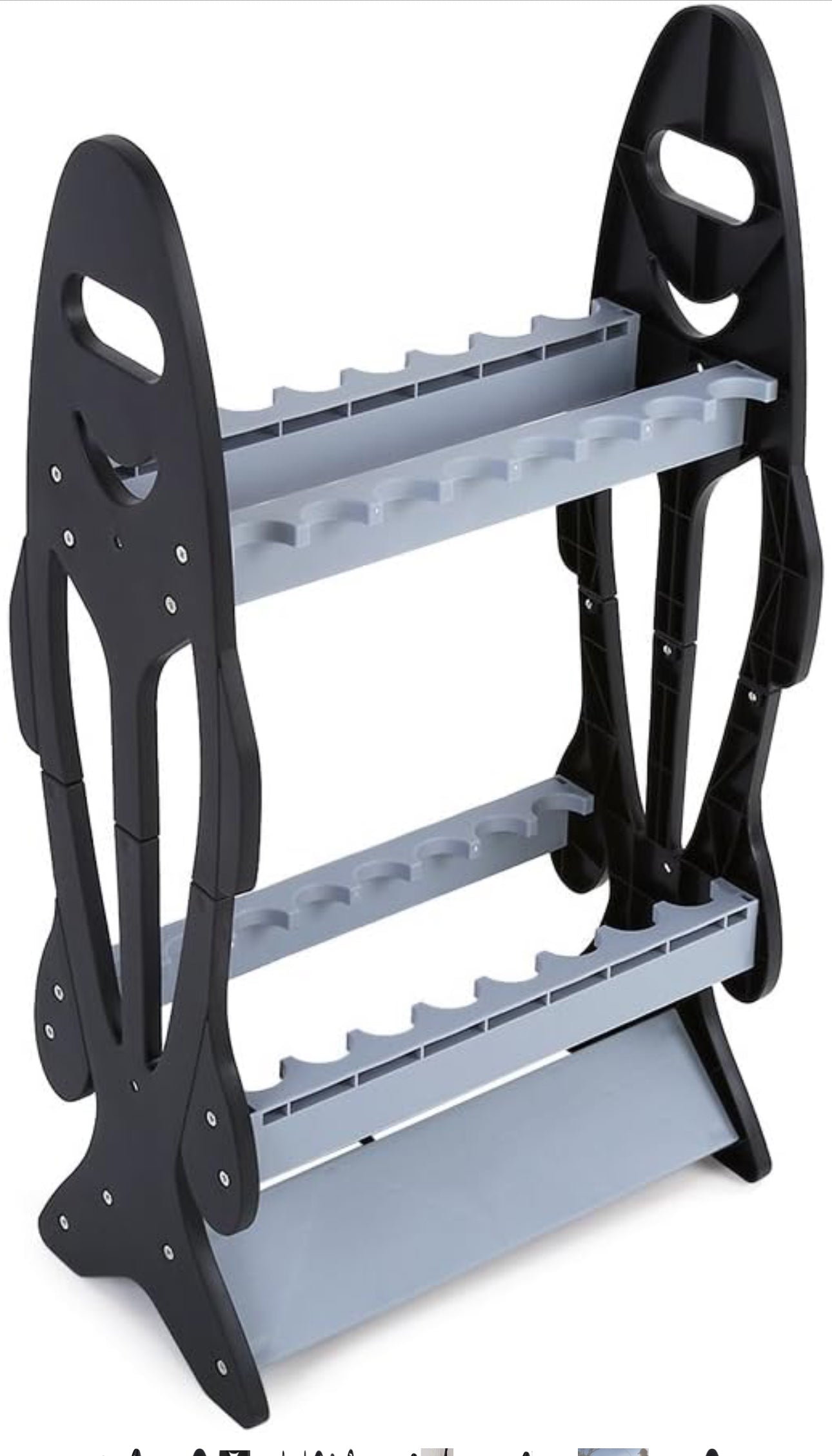 Fishing Rod Rack, 16 Fishing Rod Holder Stand Lightweight Pole Stand Rod Storage Organizer Holder Fish Rod and Its Accessories and Supplies